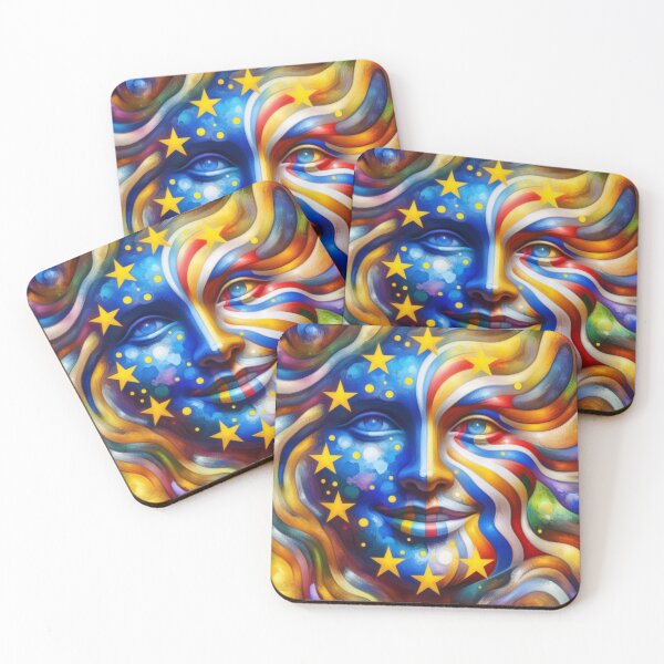 Item preview, Abstract Joy Europe's World designed and sold by Sigtrix.