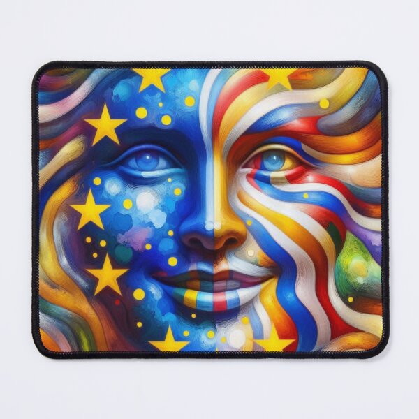 Item preview, Abstract Joy Europe's World designed and sold by Sigtrix.