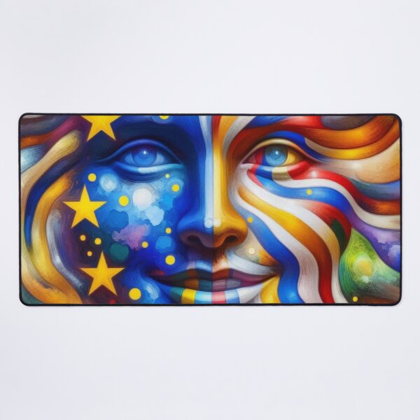 Item preview, Abstract Joy Europe's World designed and sold by Sigtrix.