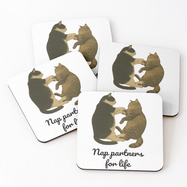 Item preview, Nap Partners for Life – Feline Friendship Forever designed and sold by Zen Cat Studio.
