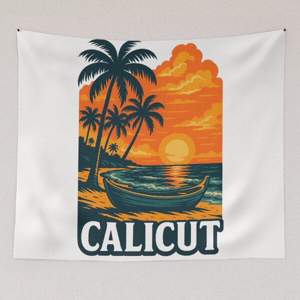 Item preview, Calicut Beach Sunset Kerala India designed and sold by Places On Earth.