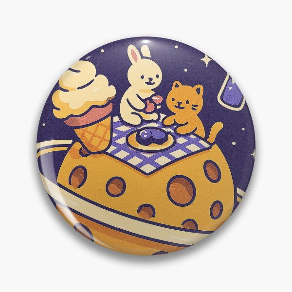 Aperçu de l'œuvre Planète pique-nique, art mignon d'aventure spatiale créée et vendue par Patternicity.