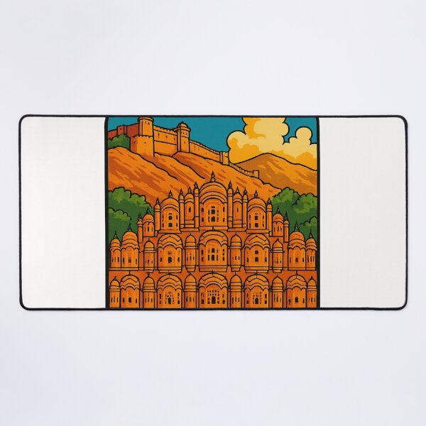 Item preview, Hawa Mahal Jaipur Rajasthan India designed and sold by Places On Earth.