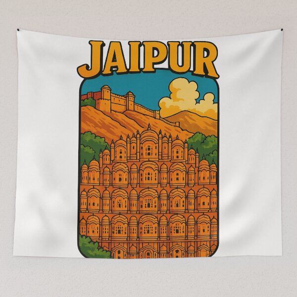 Item preview, Hawa Mahal Jaipur Rajasthan India designed and sold by Places On Earth.