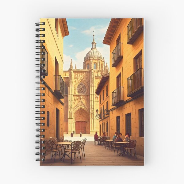 Item preview, Salamanca, Spain: Charming Old Town Café designed and sold by LSVart.