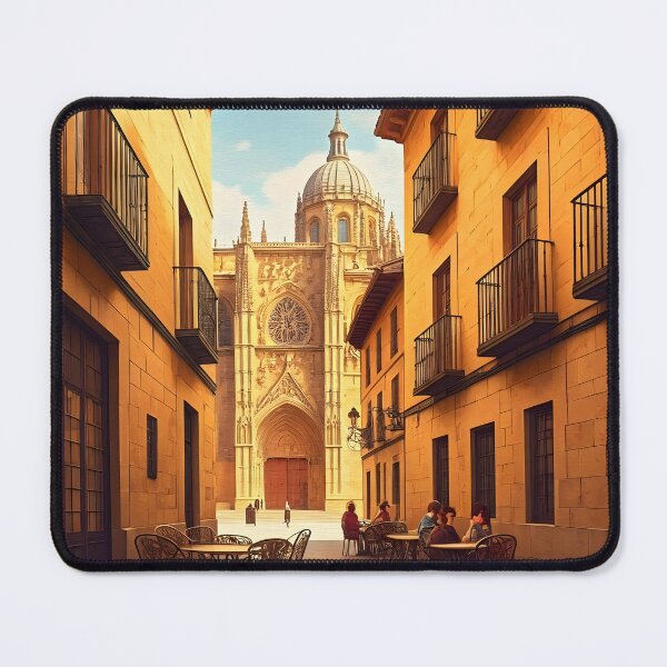 Item preview, Salamanca, Spain: Charming Old Town Café designed and sold by LSVart.