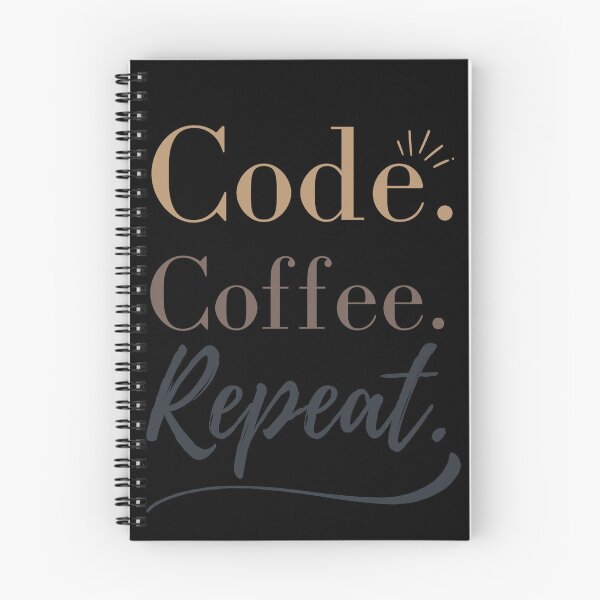Item preview, Code. Coffee. Repeat. - Programmer Lifestyle Design designed and sold by PrintF-Coffee.