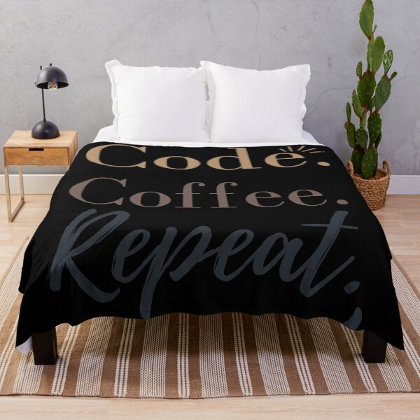 Item preview, Code. Coffee. Repeat. - Programmer Lifestyle Design designed and sold by PrintF-Coffee.