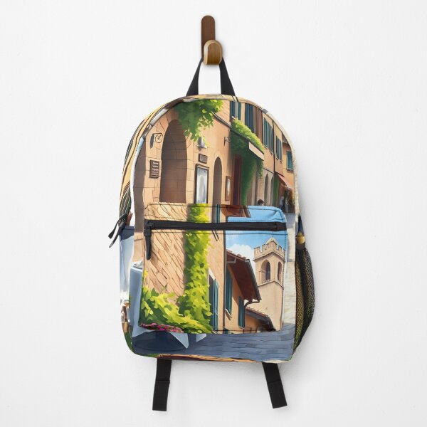 Item preview, San Gimignano: Old Town Street Café Charm designed and sold by LSVart.