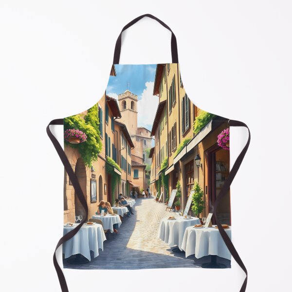 Item preview, San Gimignano: Old Town Street Café Charm designed and sold by LSVart.