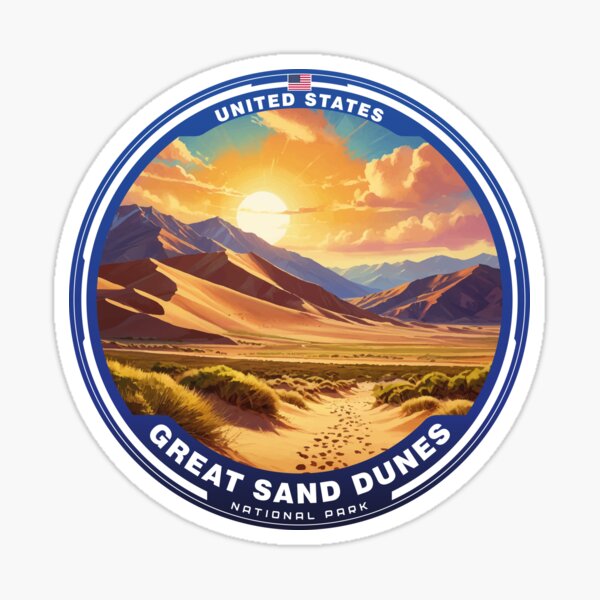 Item preview, GREAT SAND DUNES National Park USA  designed and sold by Thistle-TShop.