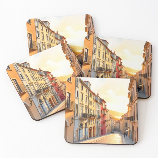 Item preview, San Sebastián’s Parte Vieja: Sunset Over the Old Town designed and sold by LSVart.