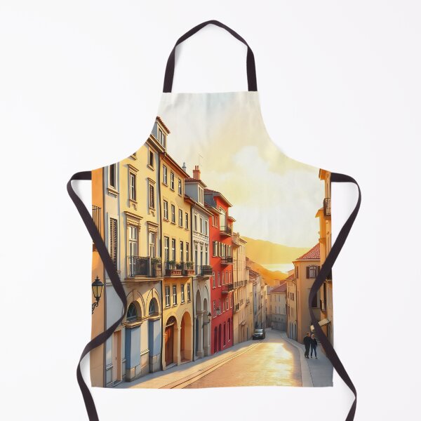 Item preview, San Sebastián’s Parte Vieja: Sunset Over the Old Town designed and sold by LSVart.