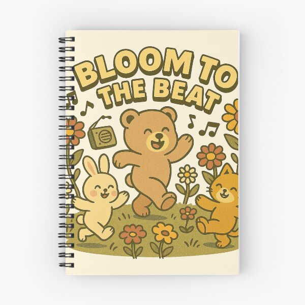Item preview, Bloom to the Beat Cute Dancing Animal Art designed and sold by Patternicity.