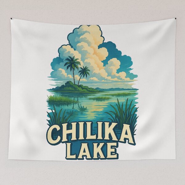 Item preview, Chilika Lake Scenic Wetlands Odisha India designed and sold by Places On Earth.