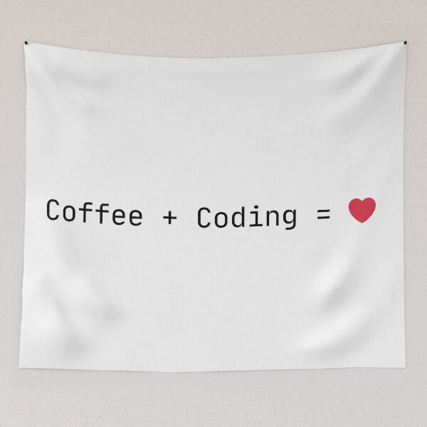 Item preview, Coffee Plus Coding Design - Tech Lover Gift designed and sold by PrintF-Coffee.
