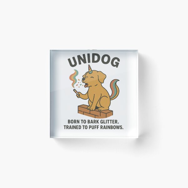 Item preview, UNIDOG, born to glitter, raised to gloat.  designed and sold by Nerdish Geekish.