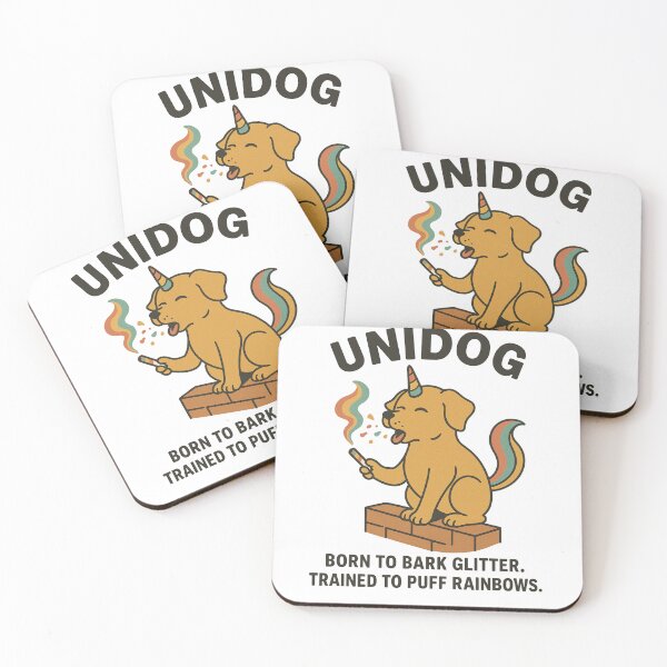 Item preview, UNIDOG, born to glitter, raised to gloat.  designed and sold by Nerdish Geekish.