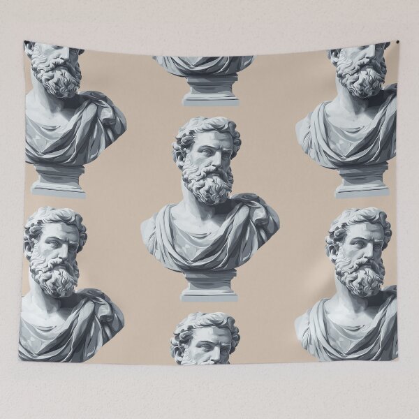 Item preview, Light Academia Aesthetic Art - Classical Marble Bust designed and sold by bapupa.