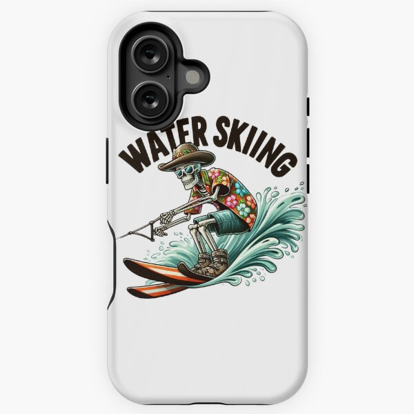 Item preview, Skeleton Water Skiing designed and sold by yunamaliskova.