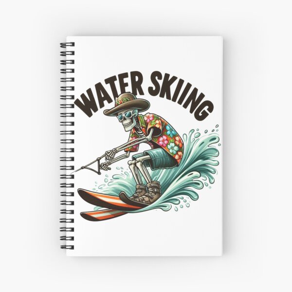 Item preview, Skeleton Water Skiing designed and sold by yunamaliskova.