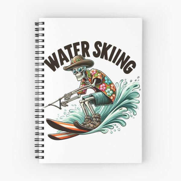 Item preview, Skeleton Water Skiing designed and sold by yunamaliskova.