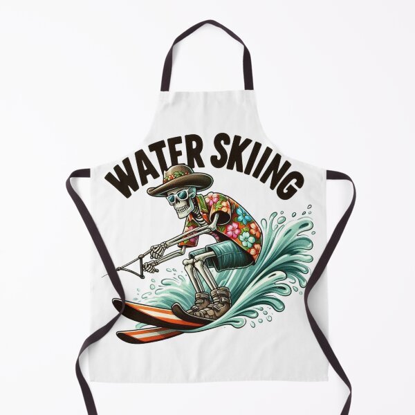 Item preview, Skeleton Water Skiing designed and sold by yunamaliskova.