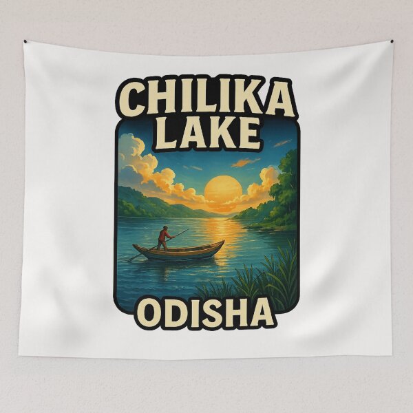 Item preview, Chilika Lake Sunset Boat Ride Odisha India designed and sold by Places On Earth.
