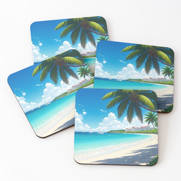 Item preview, Seven Mile Beach, Cayman Islands: Turquoise Sands and Tropical Serenity designed and sold by LSVart.