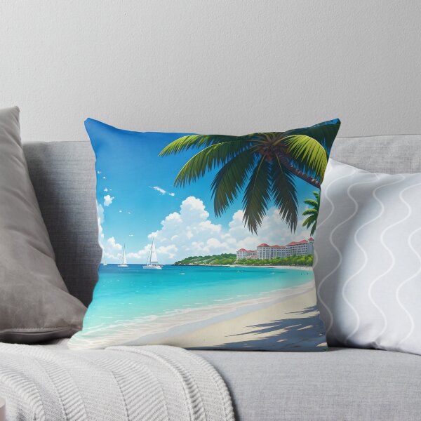 Item preview, Seven Mile Beach, Cayman Islands: Turquoise Sands and Tropical Serenity designed and sold by LSVart.