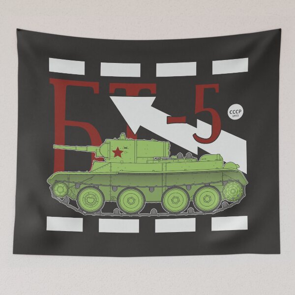 Item preview, BT-5 Soviet Light Tank Side View Design designed and sold by FAawRay.