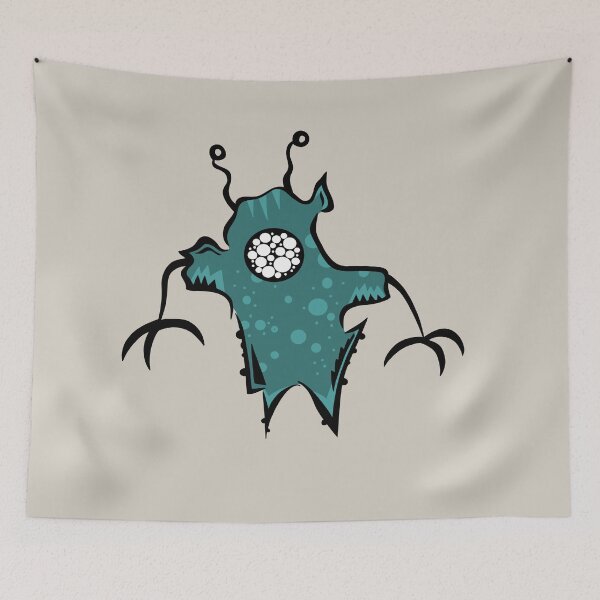 Item preview, Mysterious Monster with Bubble Eye designed and sold by GabiDoodles.