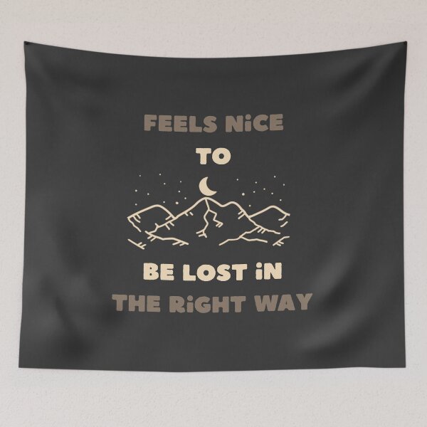 Item preview, "Lost in the Right Direction – Inspirational Quote Design" designed and sold by AIKNOCKTECK.