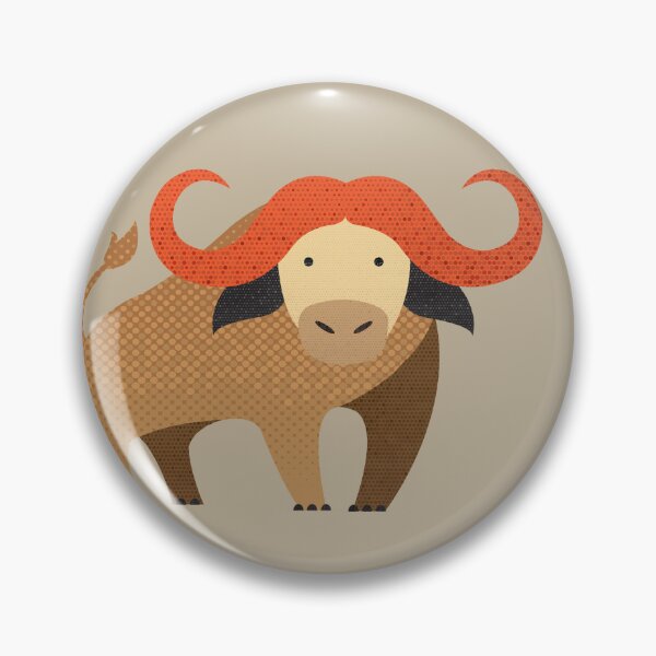 Item preview, Whimsy Cape Buffalo designed and sold by printedsparrow.