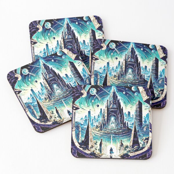 Item preview, Utopic Futuristic Landscapes#1 designed and sold by Helios Be. Lavsh.