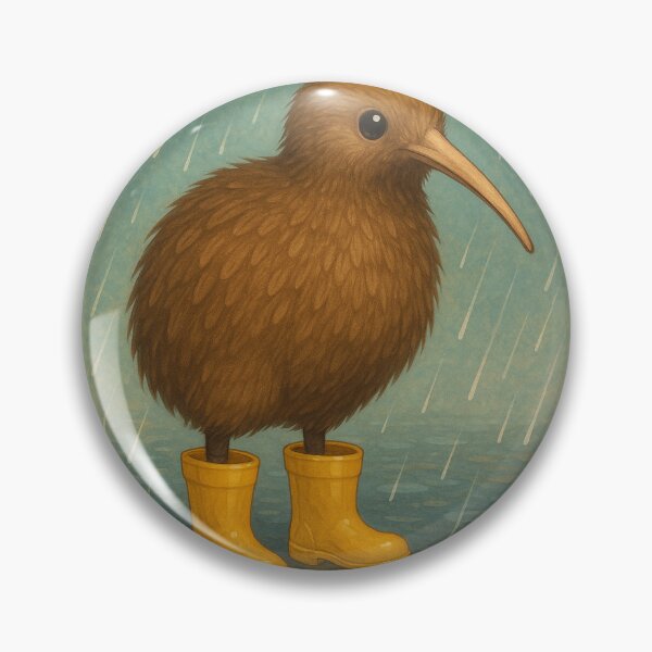 Item preview, Kiwi in Gumboots designed and sold by Mjonkey.
