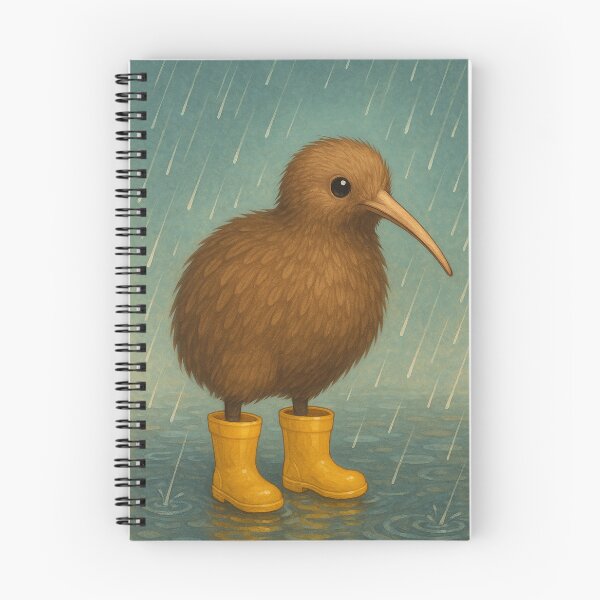 Item preview, Kiwi in Gumboots designed and sold by Mjonkey.