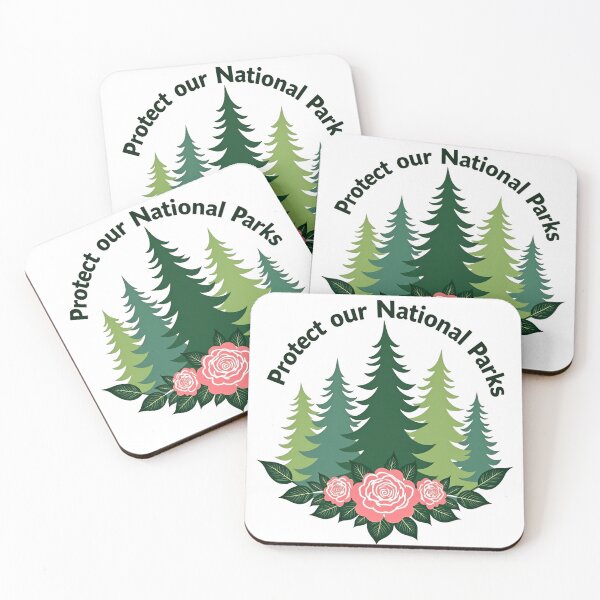 Item preview, Protect our national parks - public lands forests protection resist hands off  designed and sold by SkeletonsDanger.