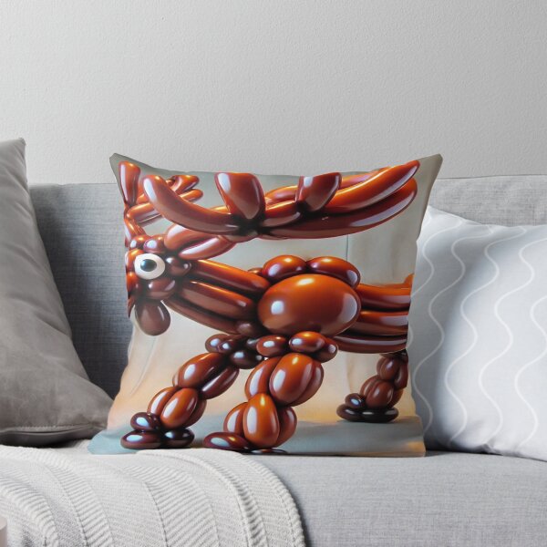 Item preview, Big Brown Moose Balloon Sculpture designed and sold by GenArtHaven.