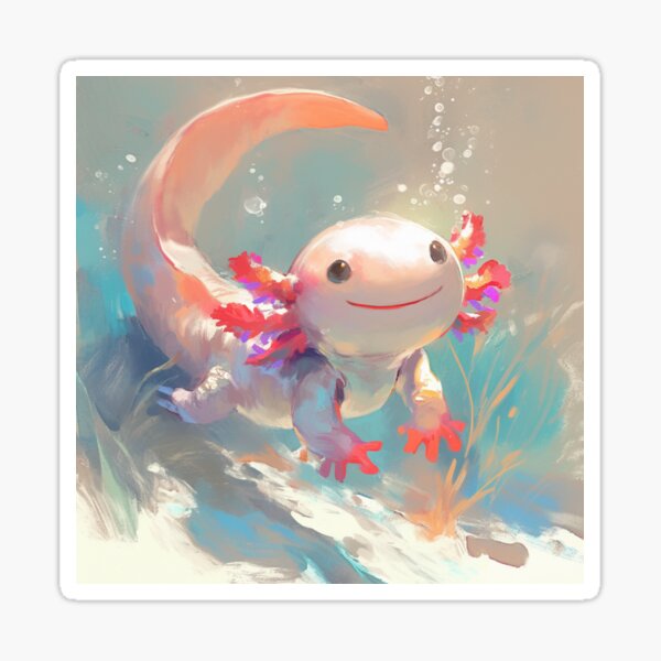 Item preview, Cute Axolotl designed and sold by SMARTKIT  DESIGNAGENCY.