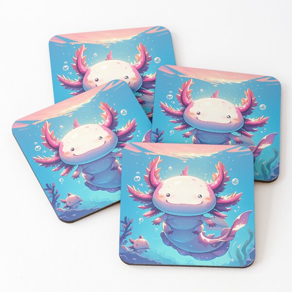 Item preview, Cute happy axolotl designed and sold by SMARTKIT  DESIGNAGENCY.