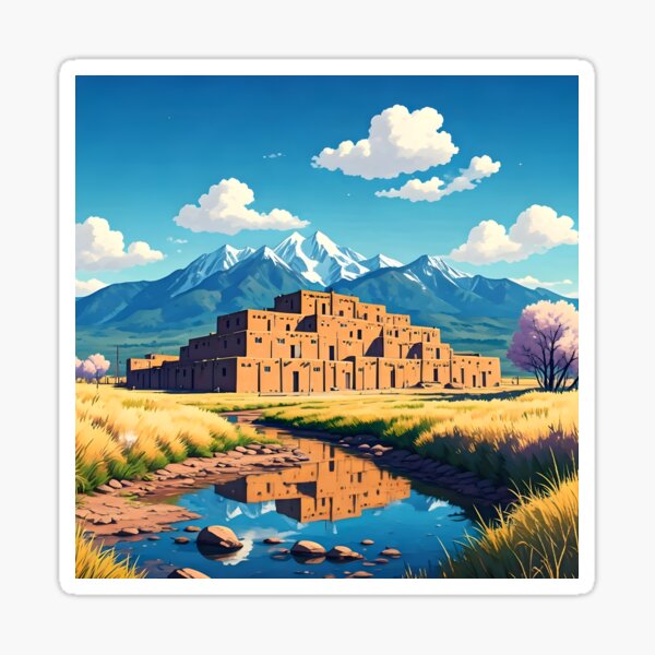 Item preview, Taos Pueblo, New Mexico: Multi-Storied Adobe Majesty designed and sold by LSV-Art.