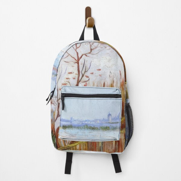 Item preview, Snowy Landscape with Arles in the Background - 1888; Arles, Bouches-du-Rhône, France designed and sold by MashaQo.