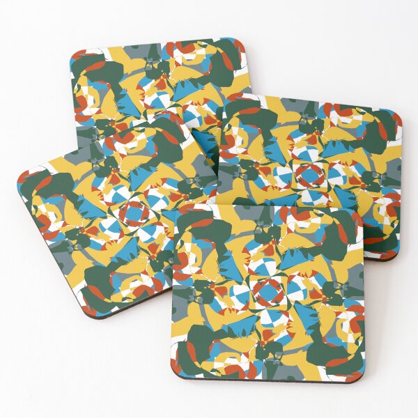 Item preview, Blue, White, Red, Yellow Abstract Design designed and sold by Jessielee72.
