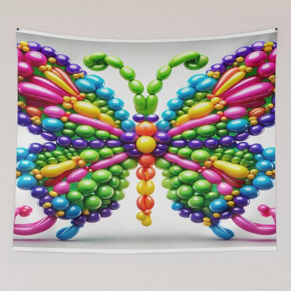 Item preview, Multi-Colored Butterfly Balloon Sculpture  designed and sold by GenArtHaven.