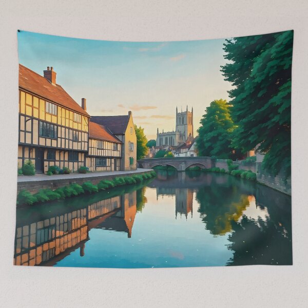 Item preview, Tewkesbury: Historic Riverside Town in England designed and sold by LSVart.
