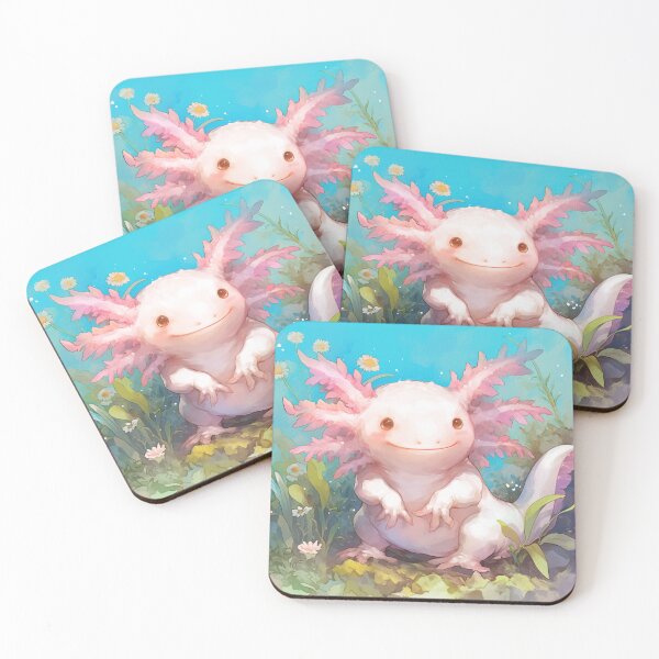 Item preview, Cute happy axolotl designed and sold by SMARTKIT  DESIGNAGENCY.