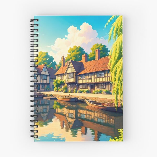 Item preview, Tewkesbury: Riverside Half-Timbered Heritage designed and sold by LSVart.