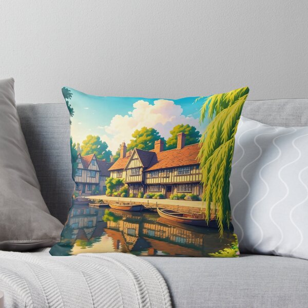 Item preview, Tewkesbury: Riverside Half-Timbered Heritage designed and sold by LSVart.