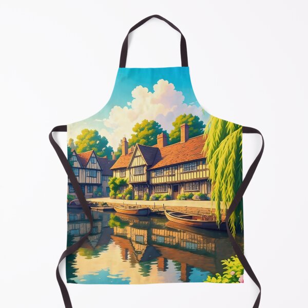Item preview, Tewkesbury: Riverside Half-Timbered Heritage designed and sold by LSVart.